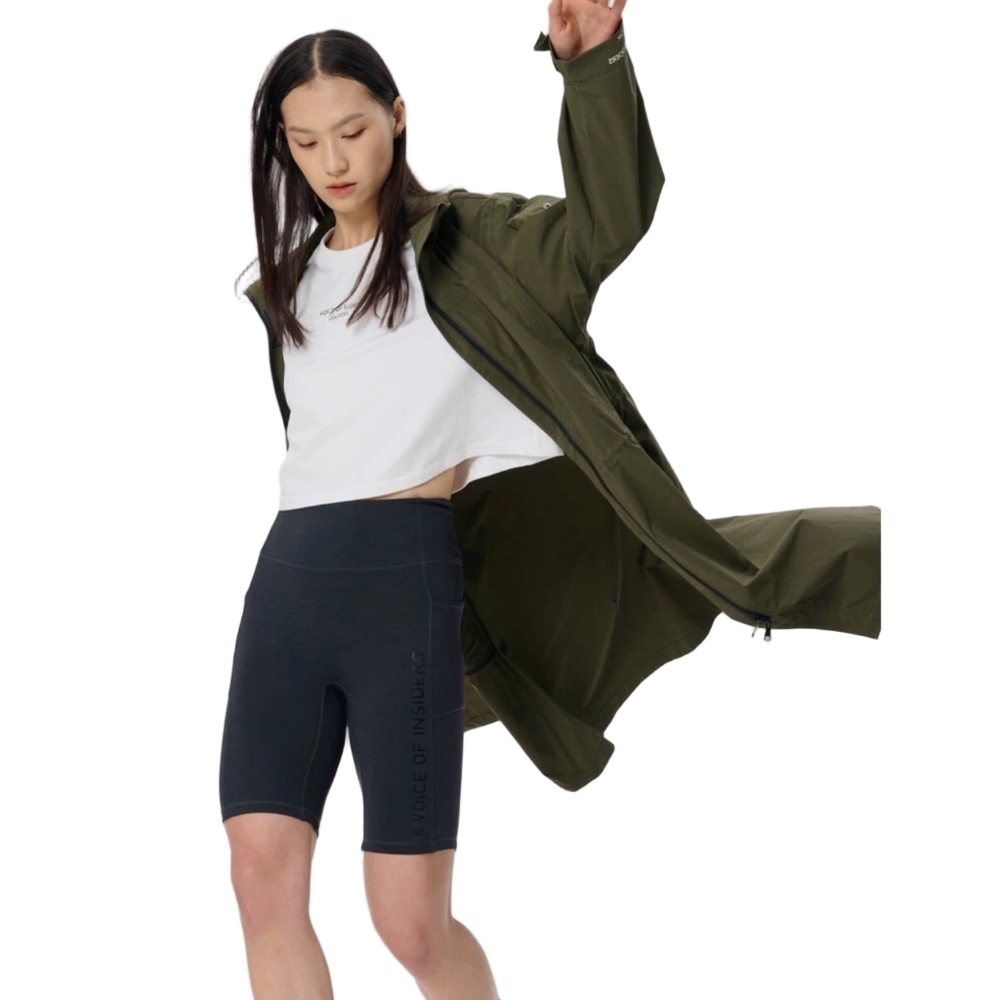 Voice Of Insiders Long Green Jacket Small Oversized Coat S Olive Green - Picture 11 of 13